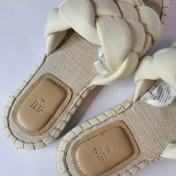 H&M Espadrille-Style Braided slides shoe - Picture 4 of 8